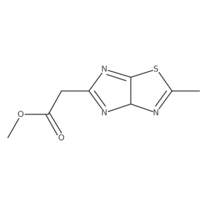 Methyl 2-(2-methyl-3aH-imidazo[4,5-d]thiazol-5-yl)acetate结构式