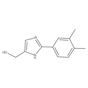 2-(3,4-Dimethylphenyl)imidazole-5-methanol Structure