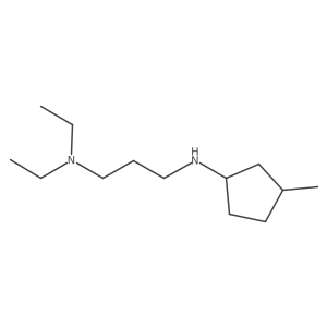 Diethyl({3-[(3-methylcyclopentyl)amino]propyl})amine Structure