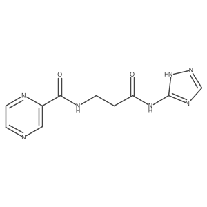 N-[3-oxo-3-(4H-1,2,4-triazol-3-ylamino)propyl]pyrazine-2-carboxamide Structure