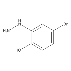 4-Bromo-2-hydrazineylphenol Structure
