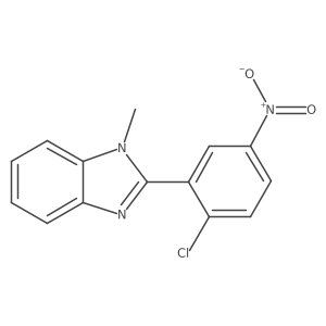 2-(2-Chloro-5-nitrophenyl)-1-methyl-1H-benzimidazole Structure