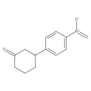 1-(4-Nitrophenyl)-3-piperidinone Structure