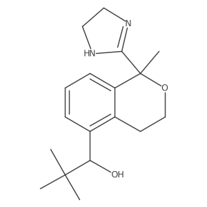 1-(1-(4,5-Dihydro-1H-imidazol-2-yl)-1-methylisochroman-5-yl)-2,2-dimethylpropan-1-ol结构式