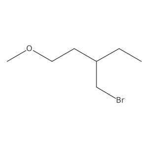 3-(Bromomethyl)-1-methoxypentane结构式