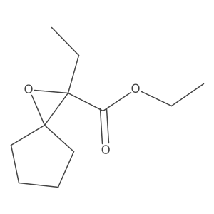 Ethyl 2-ethyl-1-oxaspiro[2.4]heptane-2-carboxylate Structure