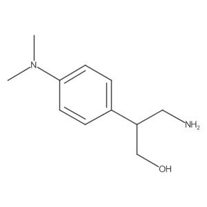3-Amino-2-[4-(dimethylamino)phenyl]propan-1-ol结构式