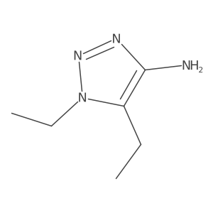 Diethyl-1H-1,2,3-triazol-4-amine Structure