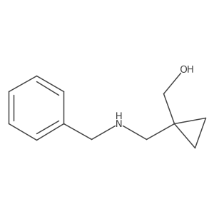 {1-[(Benzylamino)methyl]cyclopropyl}methanol结构式