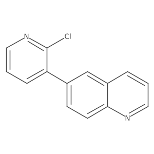 6-(2-Chloropyridin-3-yl)quinoline结构式