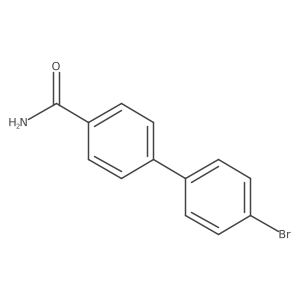 4'-Bromo-[1,1'-biphenyl]-4-carboxamide Structure