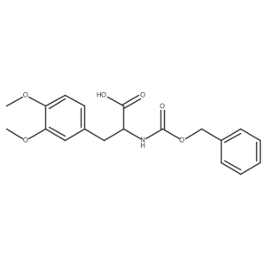 2-{[(Benzyloxy)carbonyl]amino}-3-(3,4-dimethoxyphenyl)propanoic acid结构式