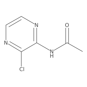 N-(3-chloropyrazin-2-yl)acetamide Structure