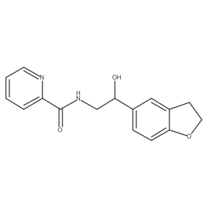 N-(2-(2,3-dihydrobenzofuran-5-yl)-2-hydroxyethyl)picolinamide结构式