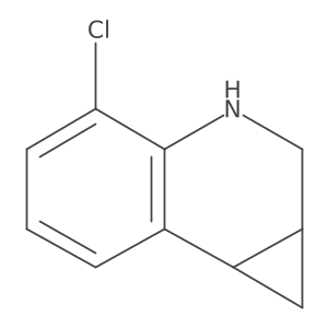 4-Chloro-1a,2,3,7b-tetrahydro-1H-cyclopropa[c]quinoline Structure