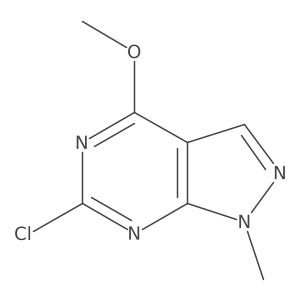 6-Chloro-4-methoxy-1-methyl-1H-pyrazolo[3,4-d]pyrimidine Structure