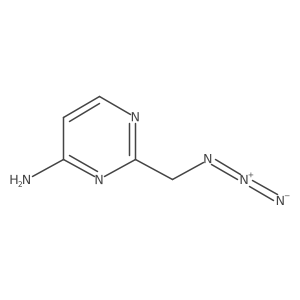 2-(Azidomethyl)pyrimidin-4-amine Structure
