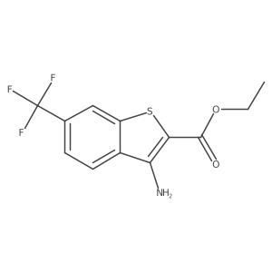 Ethyl 3-amino-6-(trifluoromethyl)-1-benzothiophene-2-carboxylate Structure