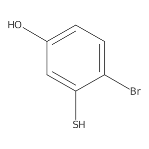 4-Bromo-3-sulfanylphenol结构式