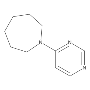 1-(Pyrimidin-4-yl)azepane结构式