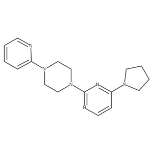 2-[4-(Pyridin-2-yl)piperazin-1-yl]-4-(pyrrolidin-1-yl)pyrimidine Structure