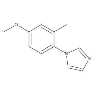 1-(4-methoxy-2-methylphenyl)-1H-imidazole结构式