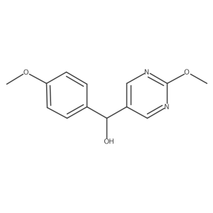 (4-Methoxyphenyl)(2-methoxypyrimidin-5-yl)methanol Structure