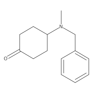 4-[Benzyl(methyl)amino]cyclohexan-1-one Structure