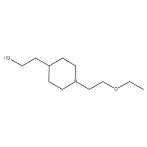 2-(1-(2-Ethoxyethyl)piperidin-4-yl)ethan-1-ol结构式