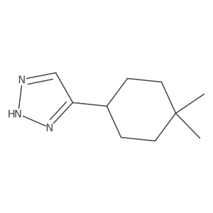 4-(4,4-Dimethylcyclohexyl)-2H-1,2,3-triazole结构式