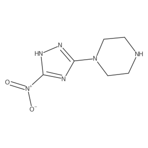 1-(5-Nitro-4H-1,2,4-triazol-3-yl)piperazine Structure