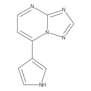 7-(1H-Pyrrol-3-yl)[1,2,4]triazolo[1,5-a]pyrimidine Structure