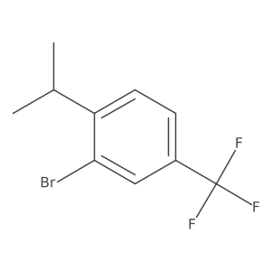 2-Bromo-1-isopropyl-4-(trifluoromethyl)benzene结构式