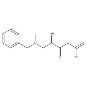 2-Amino-1-[benzyl(methyl)amino]-5-chlorohex-5-en-3-one Structure