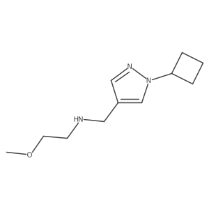 [(1-cyclobutyl-1H-pyrazol-4-yl)methyl](2-methoxyethyl)amine Structure