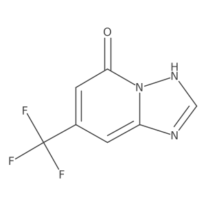7-(Trifluoromethyl)-[1,2,4]triazolo[1,5-a]pyridin-5-ol结构式