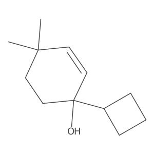 1-Cyclobutyl-4,4-dimethylcyclohex-2-en-1-ol结构式