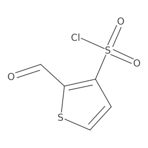2-Formylthiophene-3-sulfonyl chloride Structure