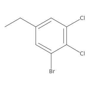 1-Bromo-2,3-dichloro-5-ethylbenzene结构式