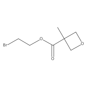 2-Bromoethyl 3-methyloxetane-3-carboxylate结构式