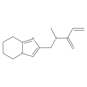 N-Methyl-N-(5,6,7,8-tetrahydroimidazo[1,2-a]pyridin-2-ylmethyl)prop-2-enamide Structure