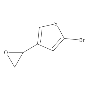 (2S)-2-(5-bromothiophen-3-yl)oxirane结构式