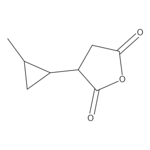 3-(2-Methylcyclopropyl)oxolane-2,5-dione结构式