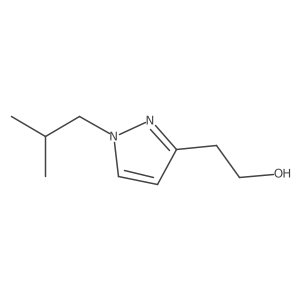 2-[1-(2-methylpropyl)-1H-pyrazol-3-yl]ethan-1-ol Structure