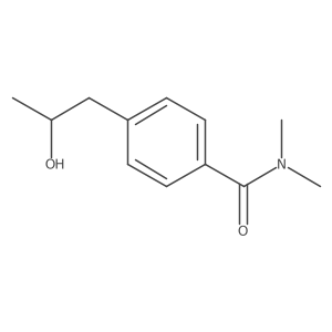 4-(2-hydroxypropyl)-N,N-dimethylbenzamide Structure