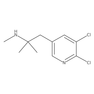 [1-(5,6-Dichloropyridin-3-yl)-2-methylpropan-2-yl](methyl)amine结构式