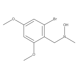 N-[(2-bromo-4,6-dimethoxyphenyl)methyl]-N-methylhydroxylamine Structure