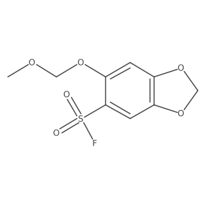 6-(Methoxymethoxy)-1,3-dioxaindane-5-sulfonyl fluoride Structure