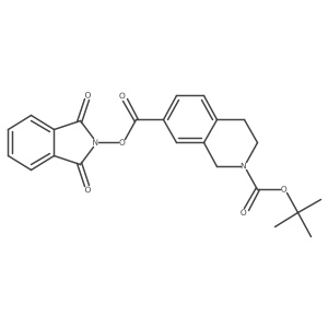 2-tert-butyl 7-(1,3-dioxo-2,3-dihydro-1H-isoindol-2-yl) 1,2,3,4-tetrahydroisoquinoline-2,7-dicarboxylate Structure