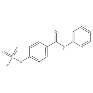2-[(4-Fluorosulfonyloxybenzoyl)amino]pyridine结构式